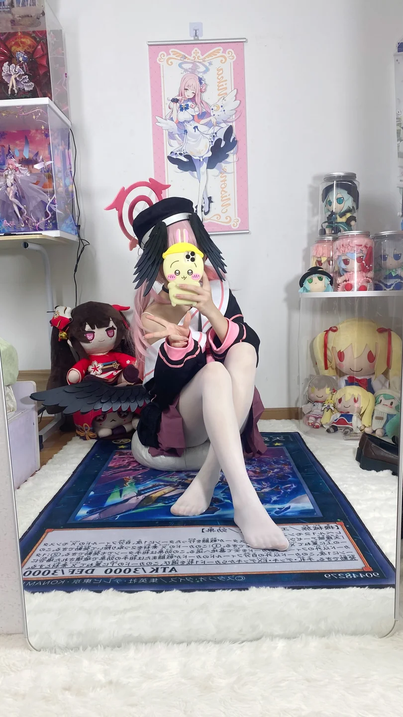 白栎Shirly - 蔚蓝档案·下江小春 [35P,7V-655MB] tg@simisebaisi 【丝足阁】026.webp